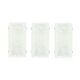 Set of 3 Mid-Century Modern Murano Ice Glass Wall Lights from Kaiser, 1960s