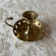 Brass cellar rat candlestick