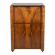 Antique turntable/TSF furniture in Art Nouveau style on wheels.