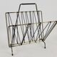 Porte revue scoubidou noir vintage