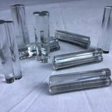 Set de 8 portes couteaux en cristal art déco