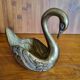 Vide-poches vintage cygne en laiton