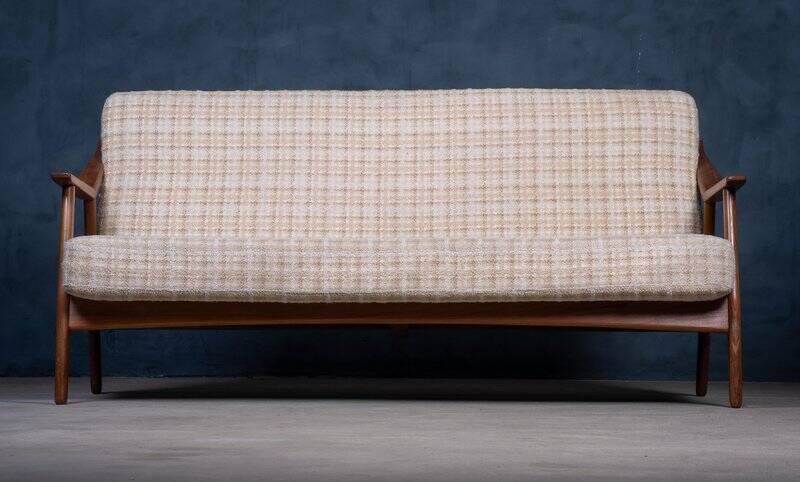Teak Sofa attributed to H. Brockmann-Petersen for Randers Møbelfabrik, 1960s