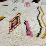 Beni Ouarain Berber Rug • Colorful Abstract Patterns