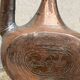 Antique Eastern jug in copper & brass, engraved – handcrafted decoration –