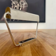 Vintage adjustable modernist wall lamp, chromed metal, France 1960