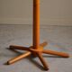 Decorative coat rack in solid pine, mid-century Danish style, 1970s.