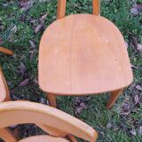 Set of 5 chairs bistro, 1970
