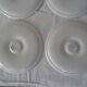 6 Plates oysters mills wolves 430112 shade of gray faience L1