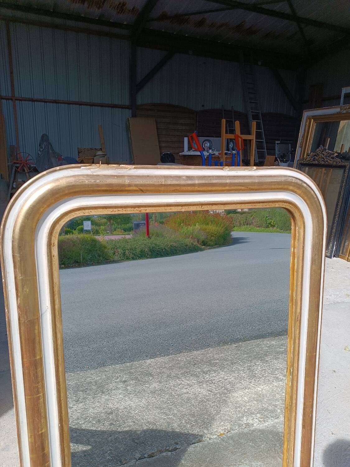 Miroir ancien Louis Philippe 101/74 cm