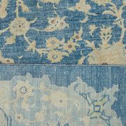 Handmade oriental contemporary 1980s 295 cm x 385 cm beige wool carpet