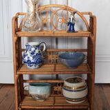 Small rattan shelf