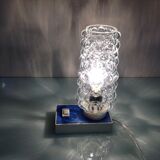 Bubbled glass bedside lamp by Helena Tynell 60/70