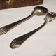 23-piece silver metal art deco cutlery set