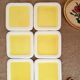 Longwy France Yellow Dessert Service