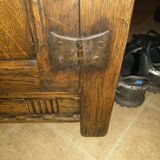 1880 to 1910 oak drop front desk