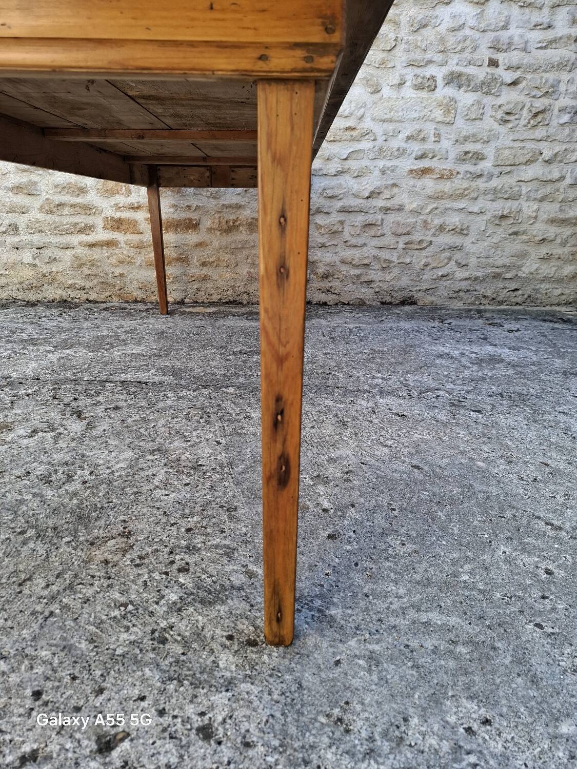Fir farm table 251 x 85