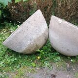 Pair of cement planters