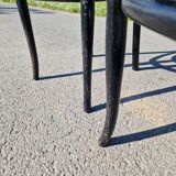 Set of 2 cane bistro chairs