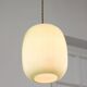 Mid-Century Italian Brass and Glass Pendant Lamp