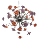 Lustre en verre de Murano