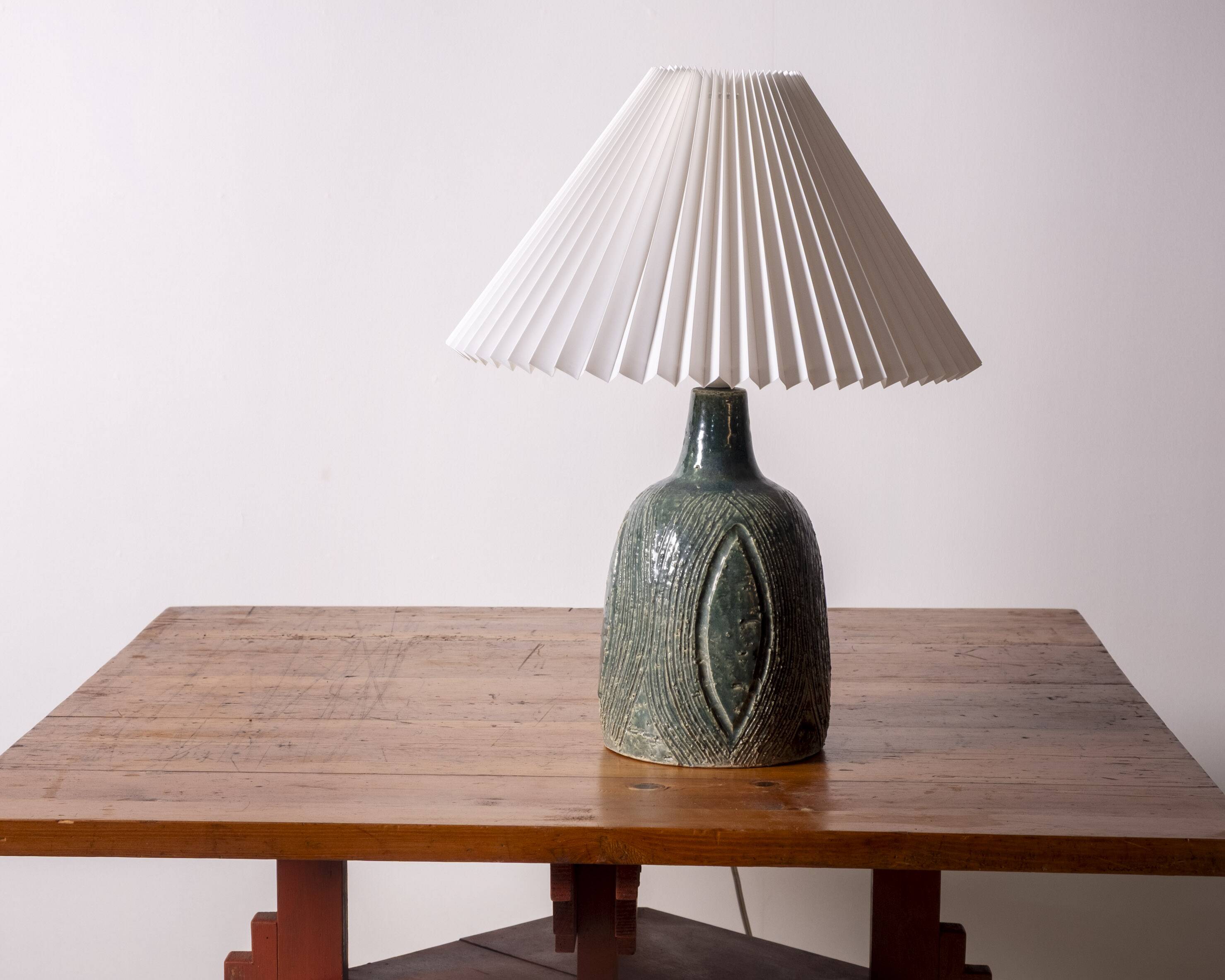Rare lampe de table de Sejer Keramik, Danemark des années 1960