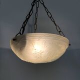 Vasque Vianne style Art Nouveau 1 Fire, in glass paste with grape motifs.