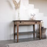 Double-layered handmade rug made from recycled cotton - hand-woven - 170 x 240 cm