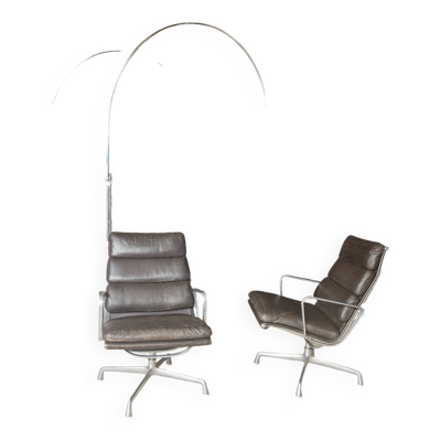 Fauteuil Ea216 Soft Pad par Charles & Ray Eames pour Herman Miller