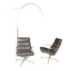 Fauteuil Ea216 Soft Pad par Charles & Ray Eames pour Herman Miller