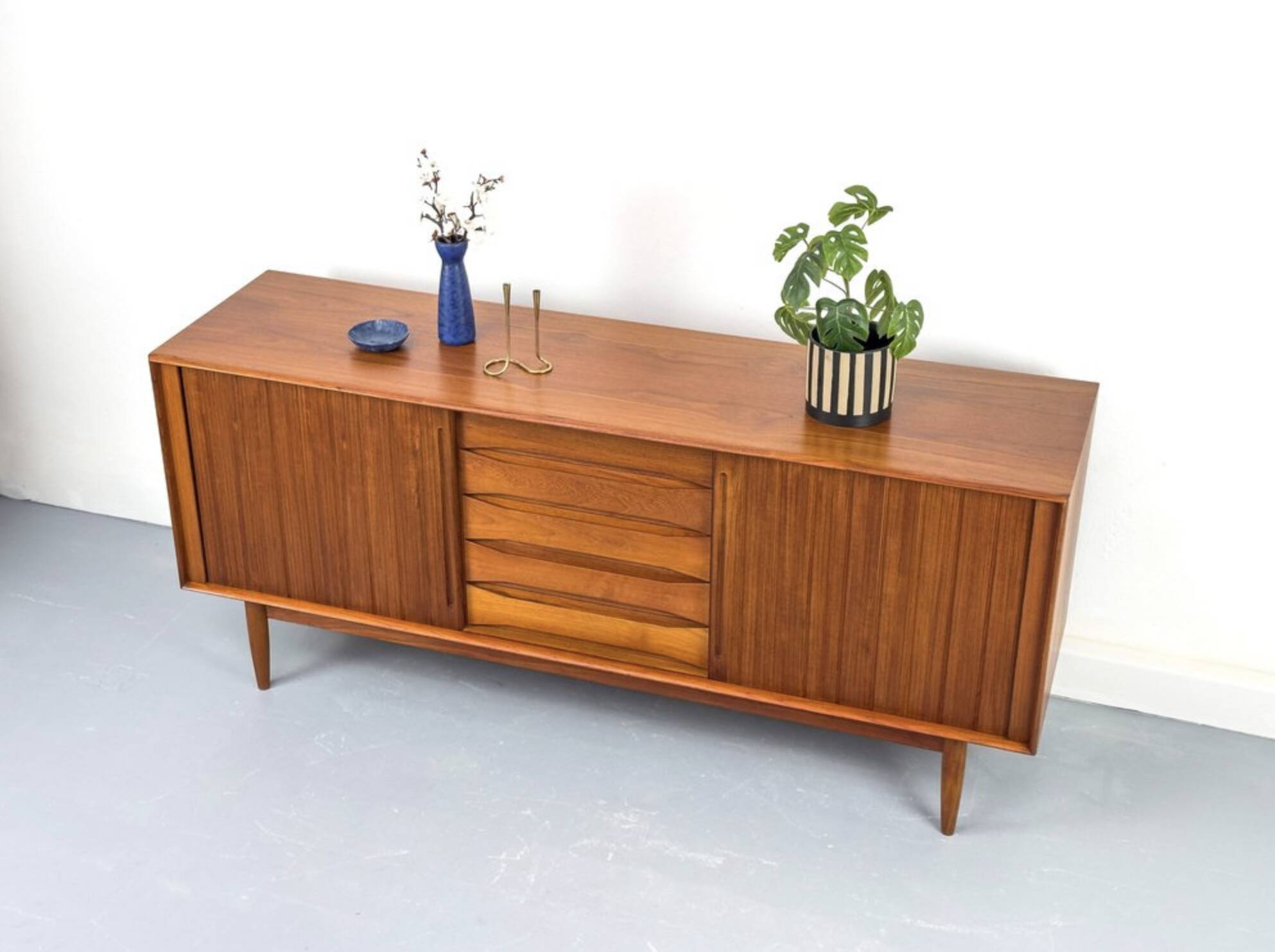 Danish Teak Sideboard by Johannes Aasbjerg, 1960s