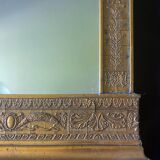 Framed mirror "friezes and ram's head" neoclassical