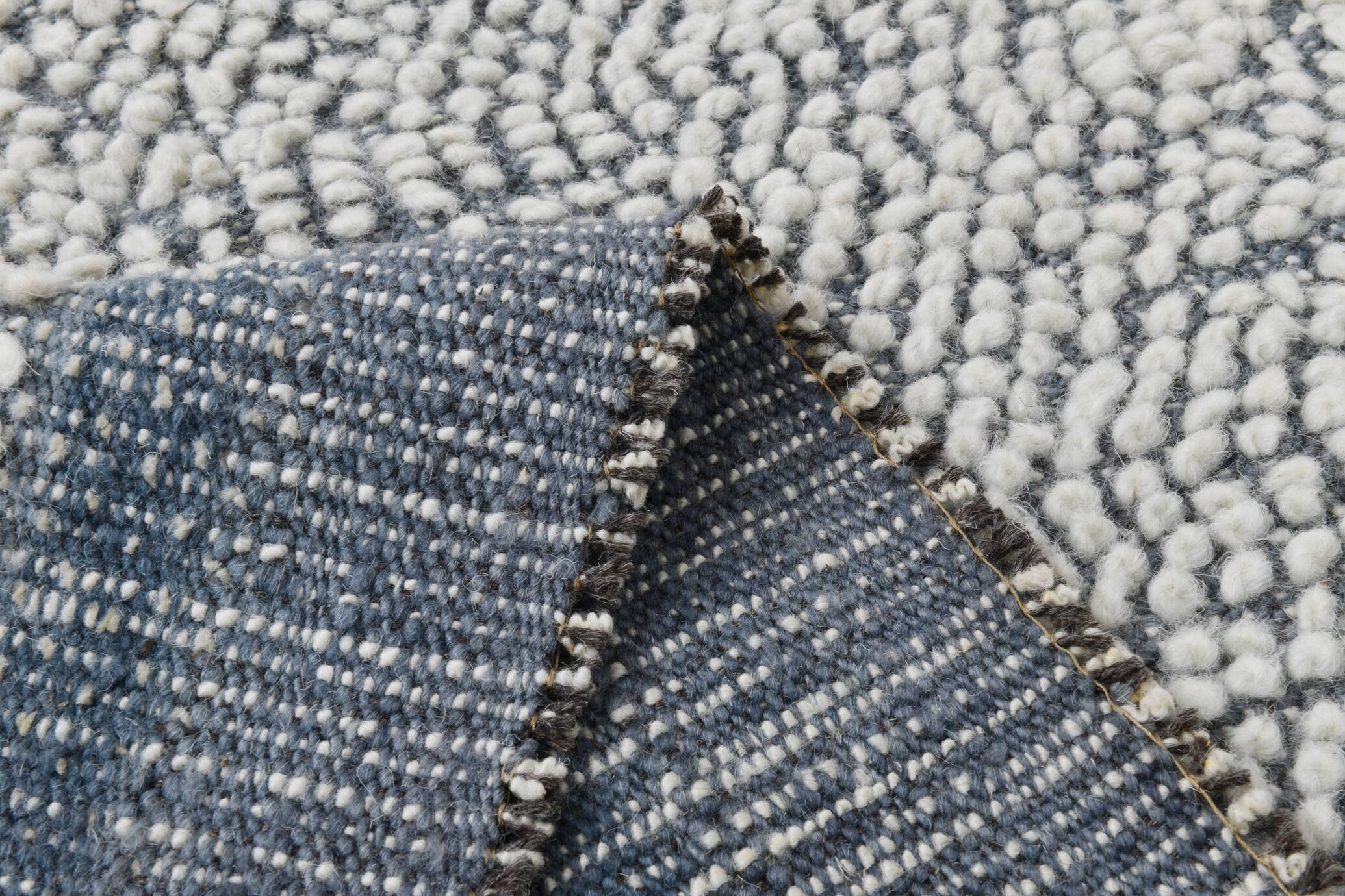 7x9 Blue White Modern Vintage Rug, 200x271Cm SK 34018 FREE SHIPPING