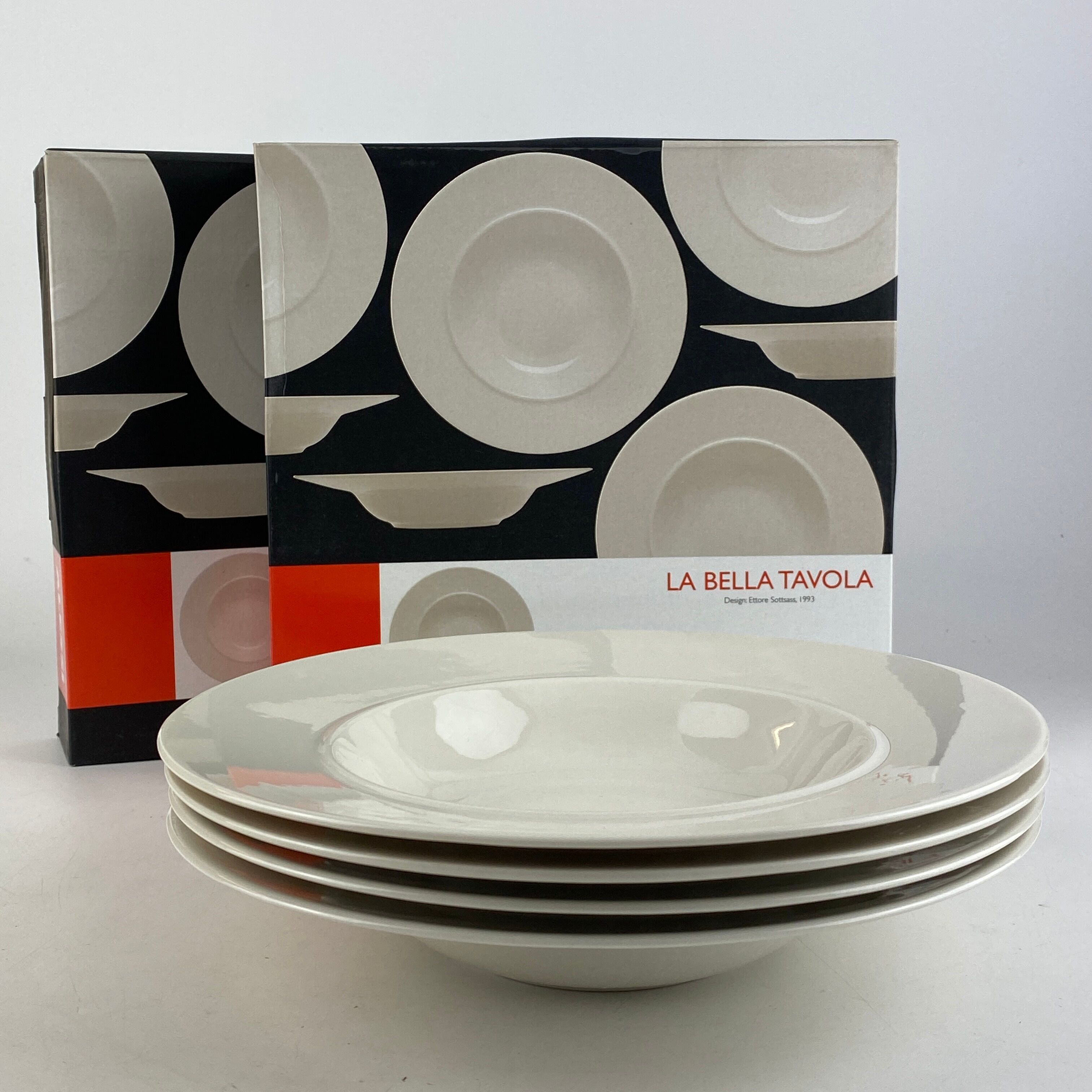 Soup plates by Ettore Sottsass for Alessi La Bella Tavola - 2