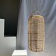 Large lantern-shaped rattan pendant lamp H50 D24