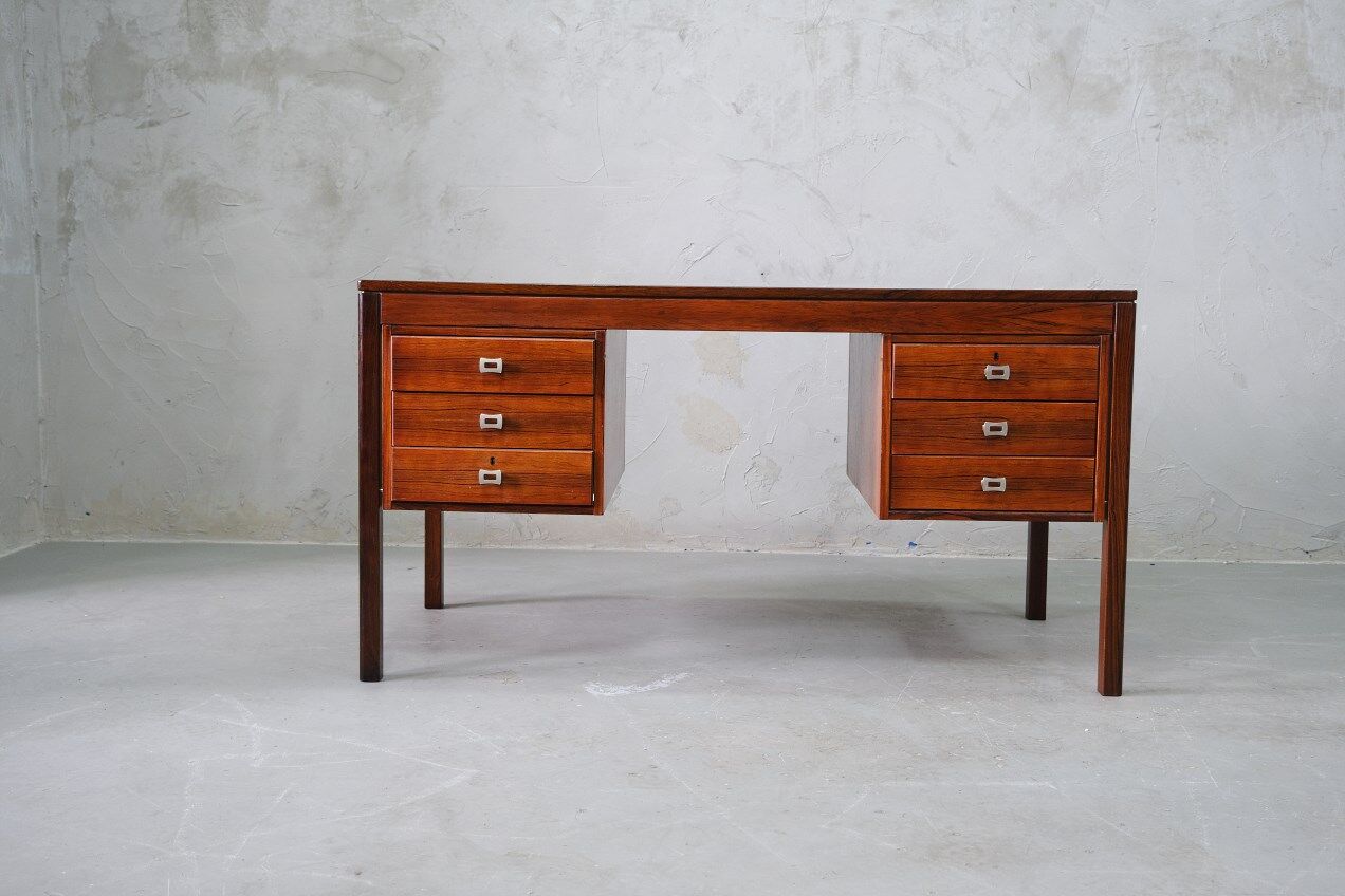 Rosewood Mid Century Desk, Norway 1970's