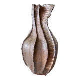 Jean Linard, the milestone, sculptural vase in stoneware, unique piece, in very good condition.