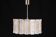 Vintage Kalmar lamp from the 60s, brass and glass