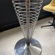 Sculptural table in metal and glass by Verner Panton for Fritz Hansen, 1980