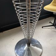 Sculptural table in metal and glass by Verner Panton for Fritz Hansen, 1980