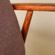 Wood armchair living Room chair oryginal design by H.Lis  renovated armchair longue chair Mid century modern design wooden armchair for salon