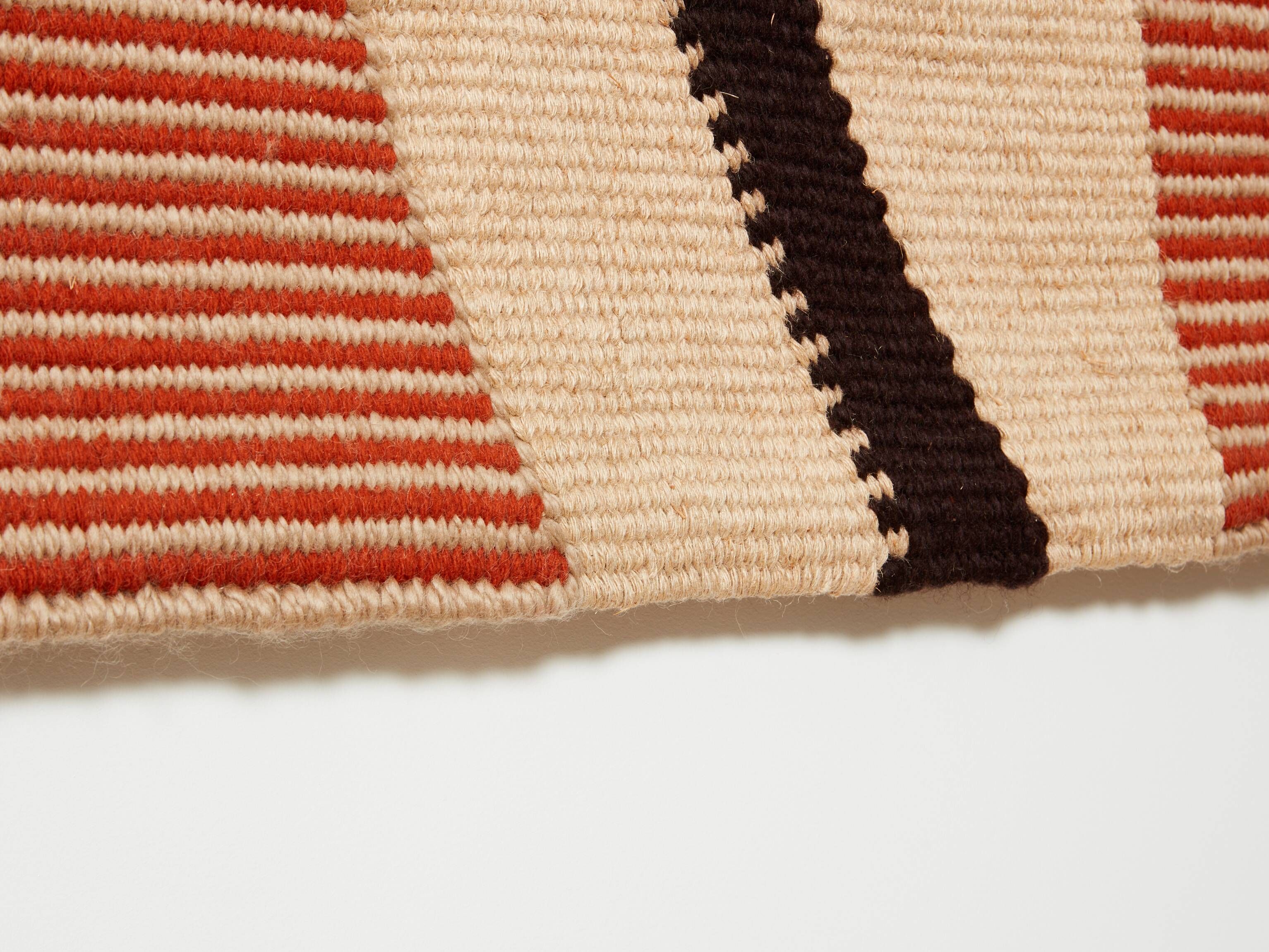 Daniel Drouin woven wool tapestry “Ombre rouge” 1970
