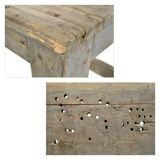 Solid wood work table (66 x 91 x 60cm)