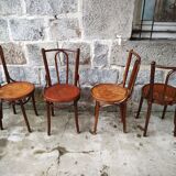Series of four bistro chairs
