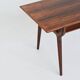 Gunni Omann sculptural coffee table rosewood Omann Jun Denmark 1958