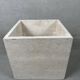 Vintage coffee table / side table – travertine and brass