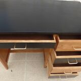 Wooden desk 5 drawers