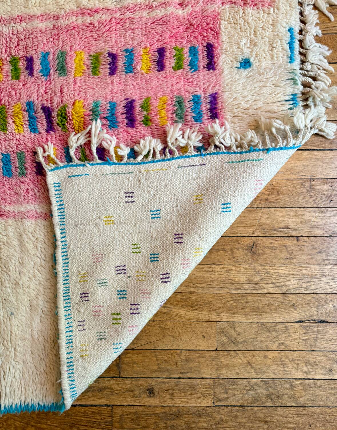 Beni Ouarain Berber rug 100% wool