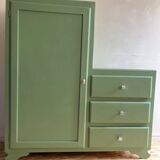 Asymmetrical art deco wardrobe