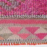 3x12 Rug For Hallway Soft Pink Vintage Runner Rug, 92x355Cm SK 18192
